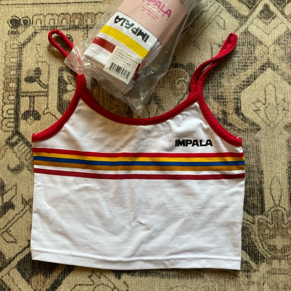Impala skates tank top and tube socks